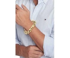 Tommy Hilfiger Išskirtinė paauksuota plieninė apyrankė „Wild 2790638“