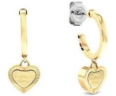 Tommy Hilfiger Layered Heart Hoop Earrings 2781014