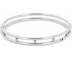 Tommy Hilfiger Luxusní pevný náramek s krystaly 2780610
