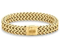 Tommy Hilfiger Masyvi auksiniu dengta plieno apyranke TJ2790246