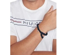 Tommy Hilfiger Mėlyna nylon braided bracelet Axel 2790592