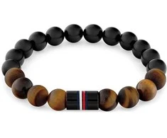 Tommy Hilfiger Vyriška apyrankė su karoliukais Jameson 2790631