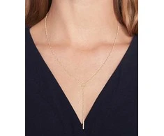 Tommy Hilfiger Modern Gold Plated Bar Chain Necklace 2780998