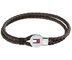 Tommy Hilfiger Moderni rudos spalvos odinė apyrankė 2790655