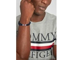 Tommy Hilfiger Multi Layer Dark Mėlyna Leather Bracelet 2790427