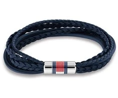 Tommy Hilfiger Multi Layer Dark Mėlyna Leather Bracelet 2790427