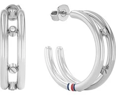 Tommy Hilfiger Nesenstantys plieniniai auskarai su lanku 2780614