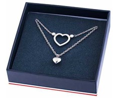 Originalus Tommy Hilfiger Minimal Hearts plieno papuošalų rinkinys 2770148