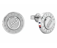 Tommy Hilfiger Steel earrings with crystals 2780612
