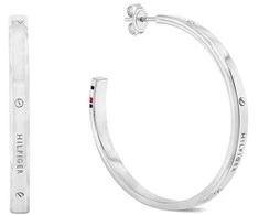Tommy Hilfiger Plieniniai žiediniai auskarai Linijiniai 2780956