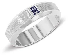 Tommy Hilfiger Steel ring for men Pattern 2790574