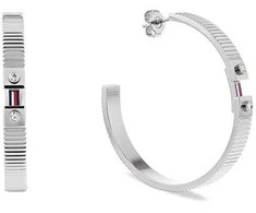 Tommy Hilfiger Stunning steel rings with crystals Stripes 2781049