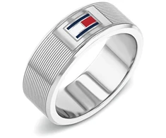 Tommy Hilfiger Stylish steel ring H-Link 2790685