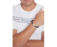 Tommy Hilfiger Stylový modrý kožený náramek 2790480