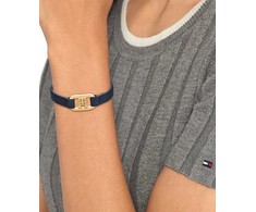 Tommy Hilfiger tamsiai mėlyna odinė apyrankė 2780827