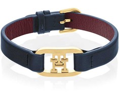 Tommy Hilfiger tamsiai mėlyna odinė apyrankė 2780827