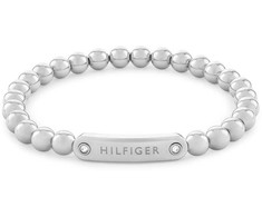Tommy Hilfiger Moteriška plieno apyrankė su karoliukais Metalo karoliukai 2780934