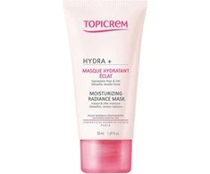 Topicrem HYDRA+ Moisturizing Radiance Mask drėkinamoji veido kaukė jautriai odai, 50 ml