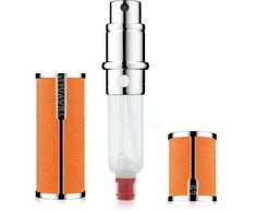 Travalo Milano Oranžinis pildomas kvepalų buteliukas (atomaizeris), 5 ml