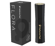 Travalo Perfume Pod Flora Juodas pildomas kvepalų buteliukas (atomaizeris), 5 ml