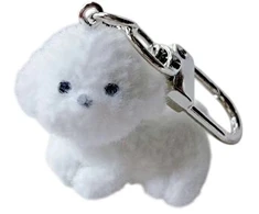 Troli Adorable furry dog-shaped key chain