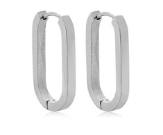 Troli Timeless steel oval earrings VAAXF342S