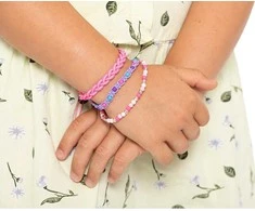 Troli Bracelet set for girls pink/violetinė (3 pcs)