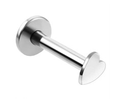 Troli Žavi plieninė labret Heart