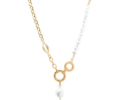 Troli Charming steel pakabukas with synthetic pearls VBS006S-PET