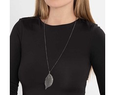 Troli Copper Laurel II Laurel Leaf Necklace.