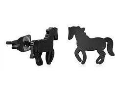 Troli Decent juodas earrings Horse