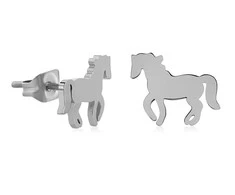 Troli Decent steel earrings Horse