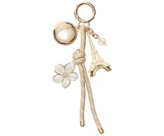 Troli Elegant auksinis-plated handbag pendant French romance