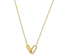 Troli Elegant auksinis-plated pakabukas with zircons Gold