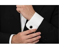 Troli Elegant juodas cufflinks