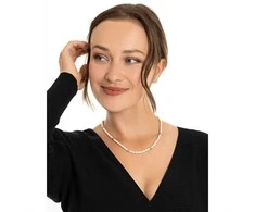 Troli Elegantiškas karoliai su tikrais perlais VAAXP1319S