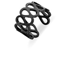 Troli Fashionable juodas steel ring