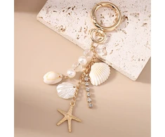 Troli Gold-plated pendant with crystals Sunny Beach