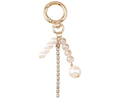 Troli Gold-plated pendant with crystals and synthetic pearls