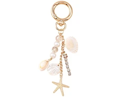 Troli Gold-plated pendant with crystals Sunny Beach
