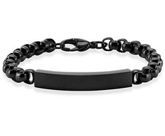 Troli Juodo plieno apyrankė VSB004B-PET