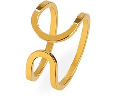 Troli Original juodas steel open ring