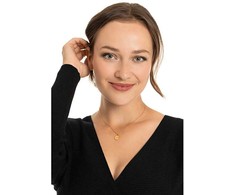 Troli Žaismingi paauksuoti letenų karoliai VABQJN038G (grandinė, pakabukas)
