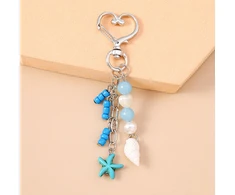 Troli Playful Shell and Starfish Handbag Charm