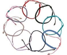 Troli Raudona string bracelet