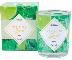 Troli Scented candle 40h with Mojito jewel CCOMO100
