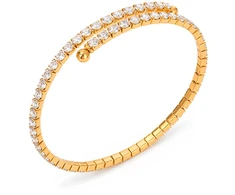 Troli Shiny adjustable bracelet made of auksinis steel
