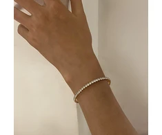 Troli Shiny adjustable bracelet made of sidabrinis steel