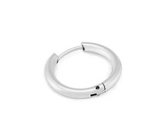 Troli Single steel hoop earring