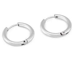 Troli Steel hoop earrings KS-156